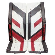 True HZRDUS PX4 - Ensemble de protections de gardien NCAA Pro Stock d'occasion (blanc/marron/rouge)