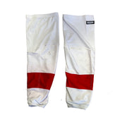 OHL - Chaussettes de match CCM d'occasion (blanches/rouges)