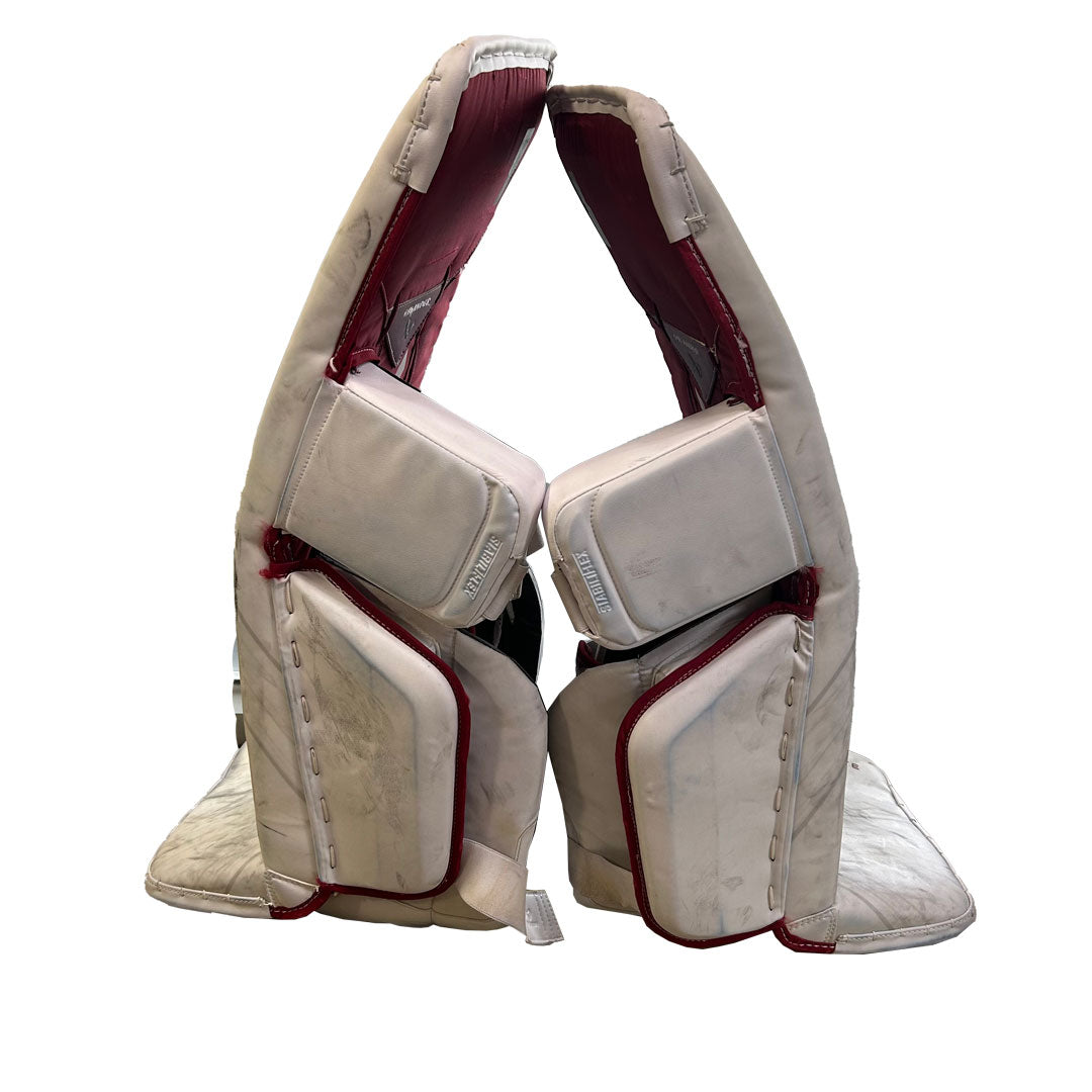 Bauer Vapor Hyperlite 2 - Used Pro Stock Goalie Full Set (White/Red)