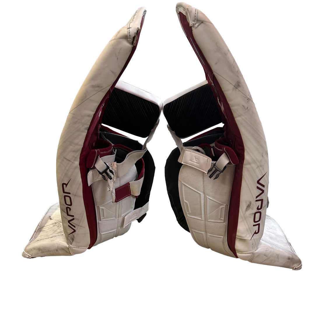 Bauer Vapor Hyperlite 2 - Used Pro Stock Goalie Full Set (White/Red)