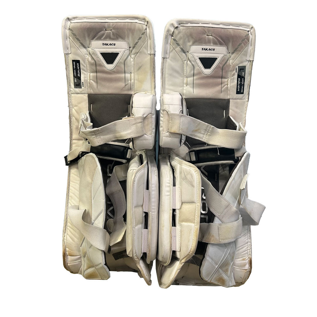 Bauer Vapor Hyperlite 2 - Used Pro Stock Goalie Full Set (Maroon) *Dressed as Bauer Reactor*