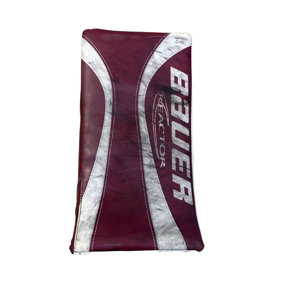 Bauer Vapor Hyperlite 2 - Used Pro Stock Goalie Full Set (Maroon) *Dressed as Bauer Reactor*