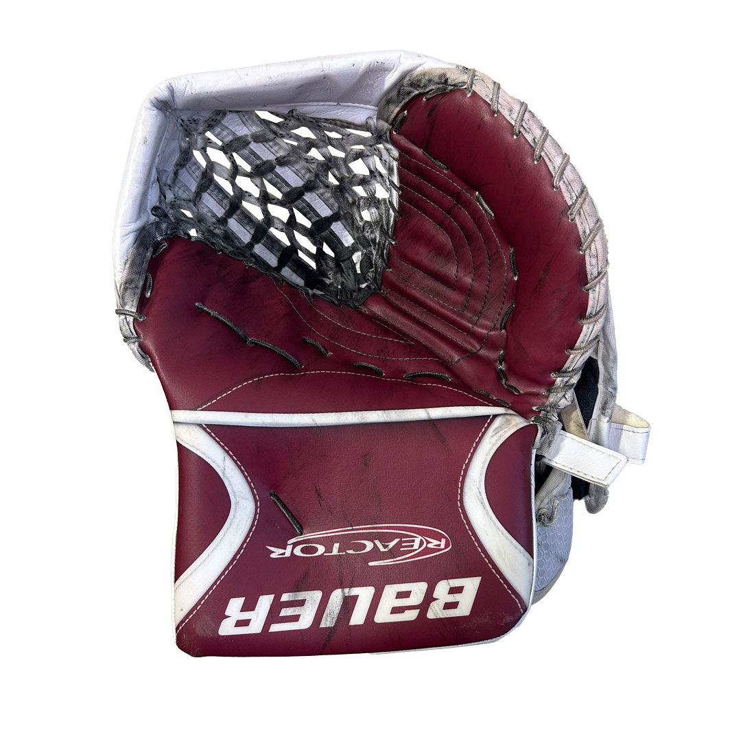 Bauer Vapor Hyperlite 2 - Used Pro Stock Goalie Full Set (Maroon) *Dressed as Bauer Reactor*