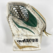 Vaughn V7 XF Carbon – Gant de gardien de but Pro Stock d'occasion (blanc/vert/or)
