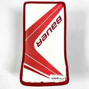 Bauer Vapor 1X - Nouveau bloqueur de gardien Pro Stock (blanc/rouge)