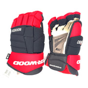 Gant de hockey senior Sherwood Rekker M80 (noir/rouge)