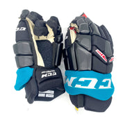 CCM HG42 - Gant WHL Pro Stock (noir/bleu sarcelle/blanc/rouge)