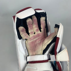 Bloqueur de gardien Bauer Vapor Hyperlite d'occasion (blanc/marron)