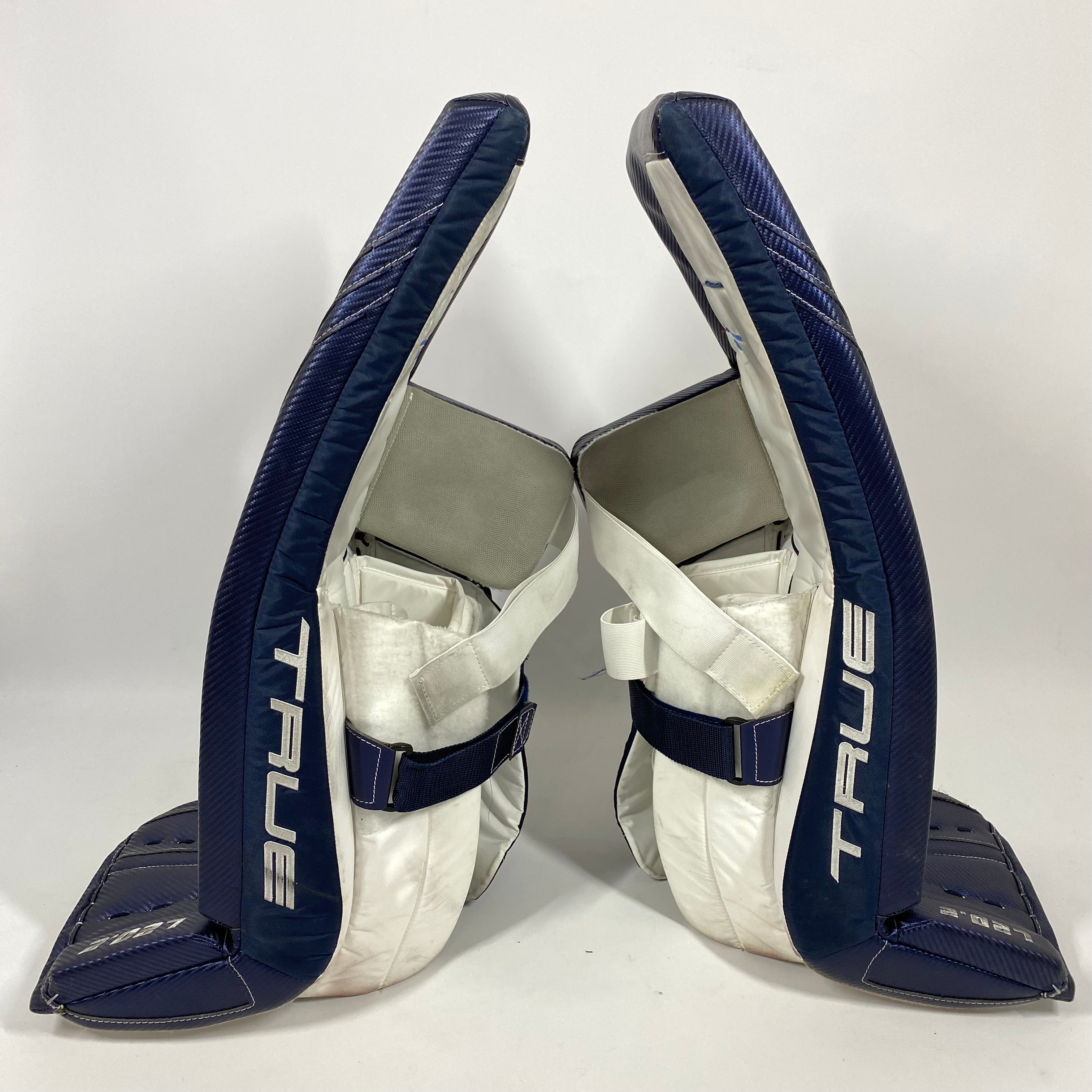 True L20.2 - Used Pro Stock Goalie Pads (Navy)