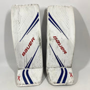 Bauer Vapor 2X Pro - Jambières de gardien de but Pro d'occasion (rouge/blanc/bleu)