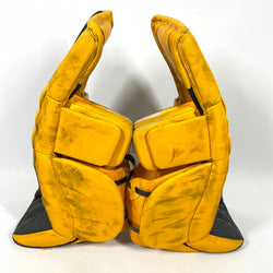 CCM Extreme Flex IV - Ensemble complet de gardien de but Pro Stock d'occasion (noir/jaune)