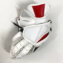 Bauer Supreme Mach - Gant de gardien Pro Stock d'occasion - (Blanc/Rouge/Noir)