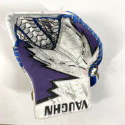 Vaughn Velocity V9 - Gant de gardien de but Pro Stock d'occasion - (Blanc/Violet/Bleu)