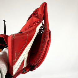 CCM AXIS - Gant de gardien de but Pro Stock d'occasion (rouge/blanc)