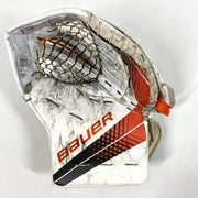 Bauer Vapor Hyperlite - Gant de gardien Pro Stock d'occasion (blanc/orange/noir)