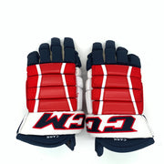 CCM HG97 - Gants d'occasion NHL Pro Stock - Capitals de Washington - Daniel Carr (bleu marine/rouge/blanc)