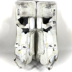 Bauer Vapor 1X OD1N - Jambières de gardien Pro Stock d'occasion (blanches)