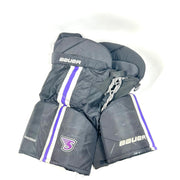 Bauer Supreme - Pantalon NCAA Pro Stock d'occasion (noir/violet)