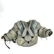 Vaughn VE8  - Used Pro Stock Goalie Chest Protector (Blue/Grey)
