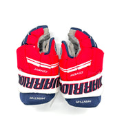 Gants d'occasion - Pro Stock Warrior Covert - Washington Capitals - Anthony Mantha (bleu marine/rouge/blanc)