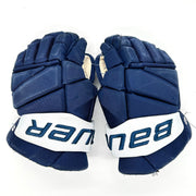 Bauer Vapor Hyperlite - Gants Pro Stock d'occasion (bleu marine)