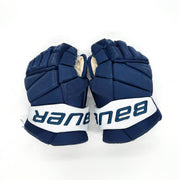 Bauer Vapor Hyperlite - Gants Pro Stock d'occasion (bleu marine)