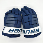 Bauer Pro Series - Gants Pro Stock d'occasion (bleu marine)