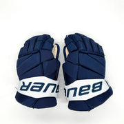 Bauer Vapor Hyperlite - Gants Pro Stock d'occasion (bleu marine)