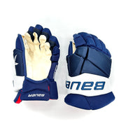 Bauer Vapor 2X Pro - Gants NCAA Pro Stock (bleu marine/blanc)