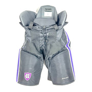 Bauer Nexus - Pantalon de hockey NCAA Pro Stock d'occasion (noir/violet)
