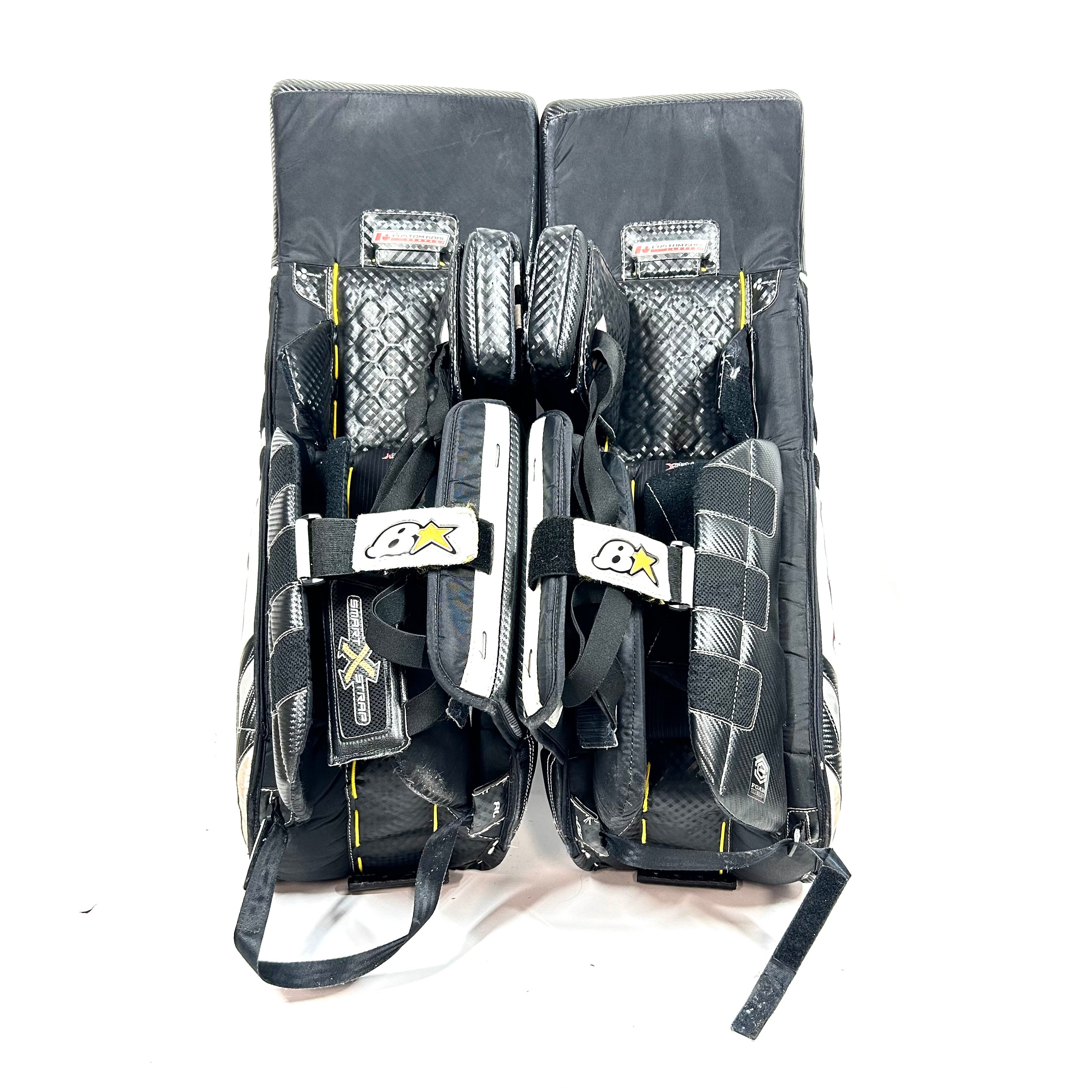 Brians Gnetik 3 - Ensemble complet de gardien de but senior Pro Stock d'occasion (noir/jaune)