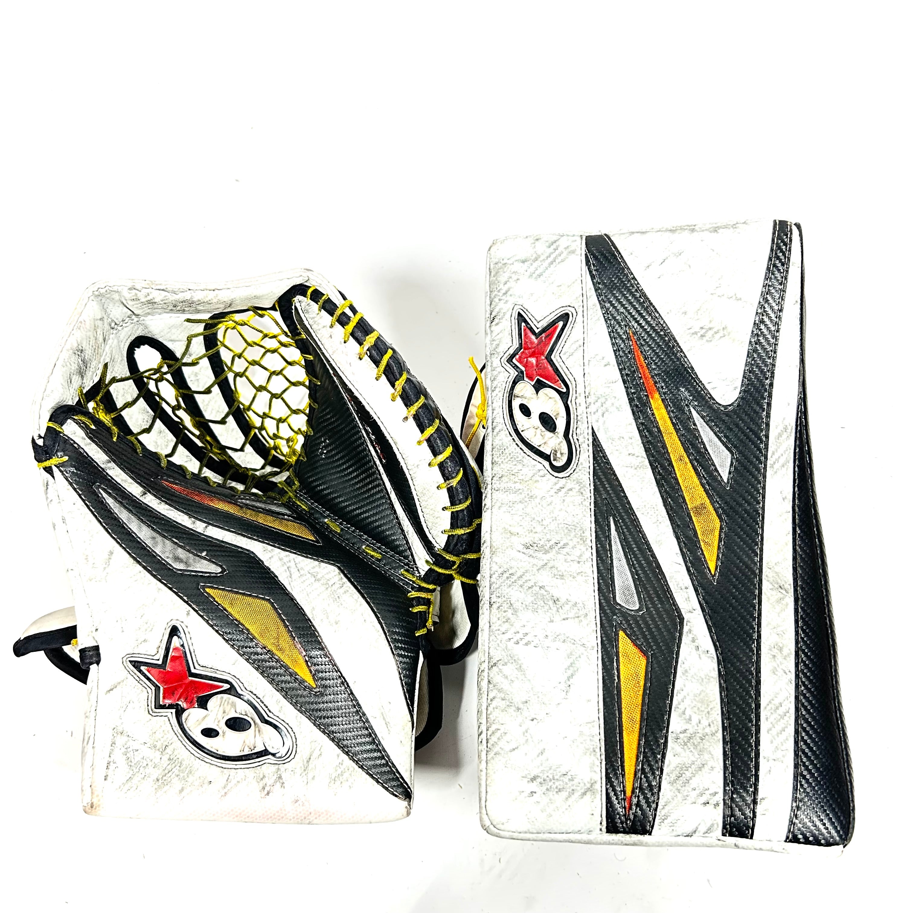 Brians Gnetik 3 - Ensemble complet de gardien de but senior Pro Stock d'occasion (noir/jaune)