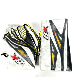 Brians Gnetik 3 - Ensemble complet de gardien de but senior Pro Stock d'occasion (noir/jaune)