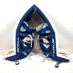 True L12.2 - Jambières de gardien Pro Stock d'occasion (rouge/bleu)