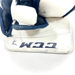CCM Extreme Flex 4 - Bloqueur de gardien d'occasion (blanc/bleu marine/rouge)
