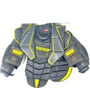 CCM Premier - Plastron de gardien de but Pro Stock d'occasion (noir/jaune)