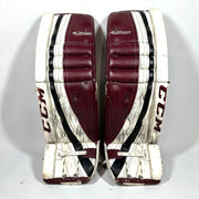 CCM Extreme Flex Pro - Jambières de gardien de but senior Pro Stock d'occasion (marron)