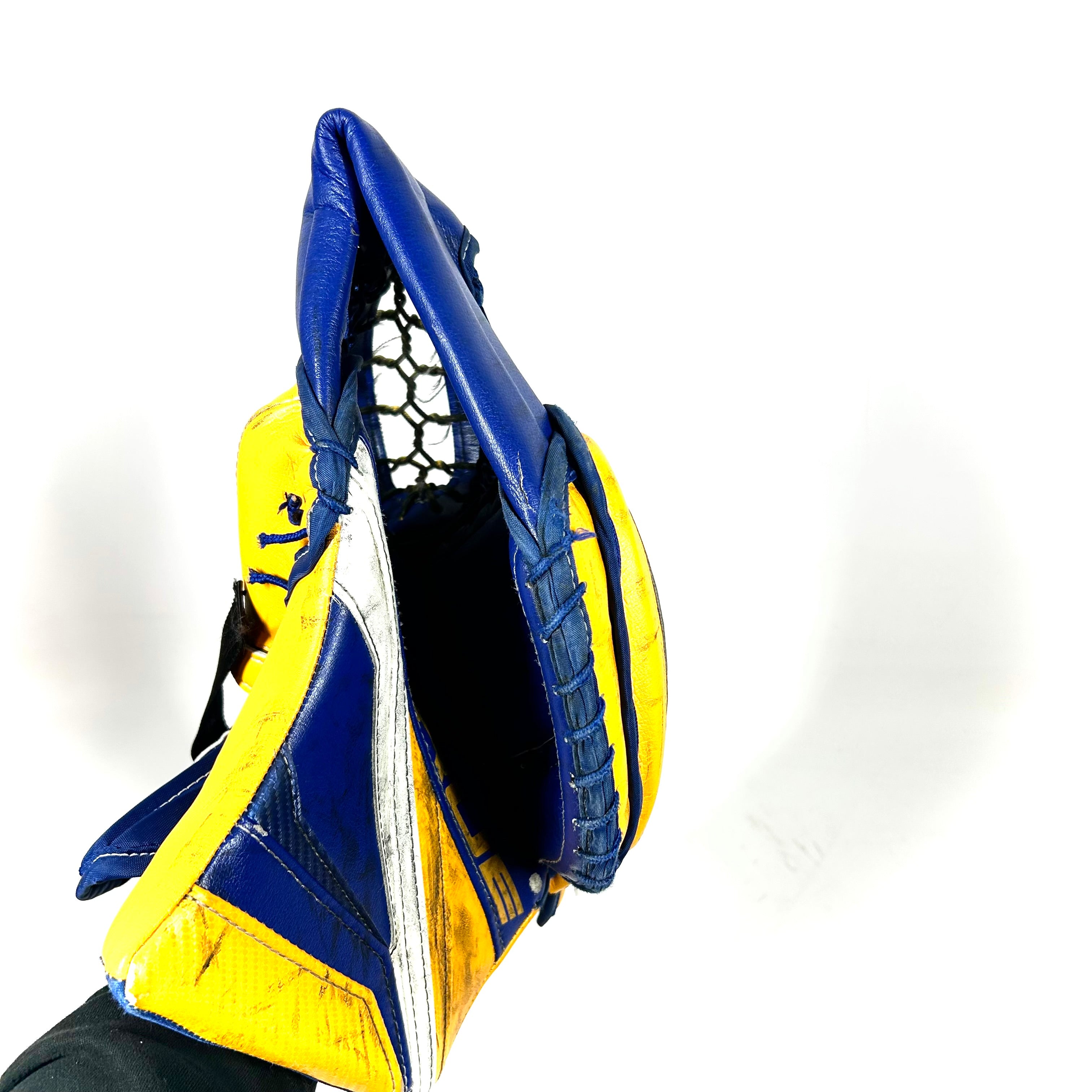 True L12.2 - Gant de gardien Pro Stock d'occasion (bleu/jaune)