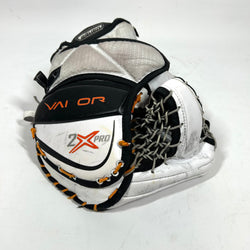 Bauer 2X Pro - Used Full Right Pro Stock Goalie Glove - (Orange/Black)