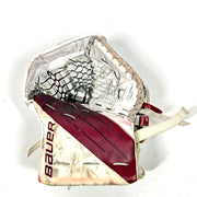 Bauer Vapor Hyperlite - Gant de gardien de but Pro Stock d'occasion (blanc/marron)