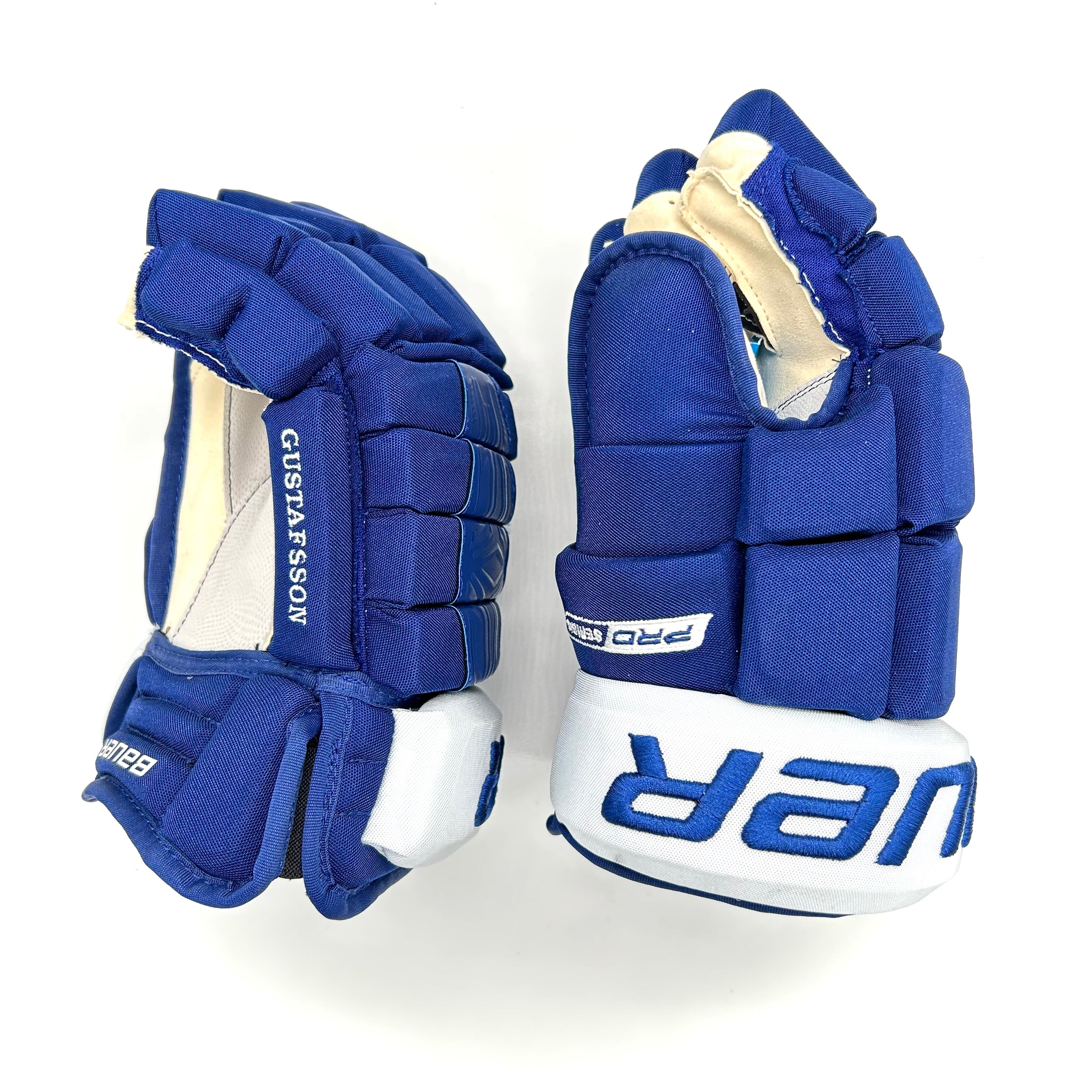 Bauer Pro Series - Gant NHL Pro Stock - Erik Gustaffson (Bleu/Blanc)