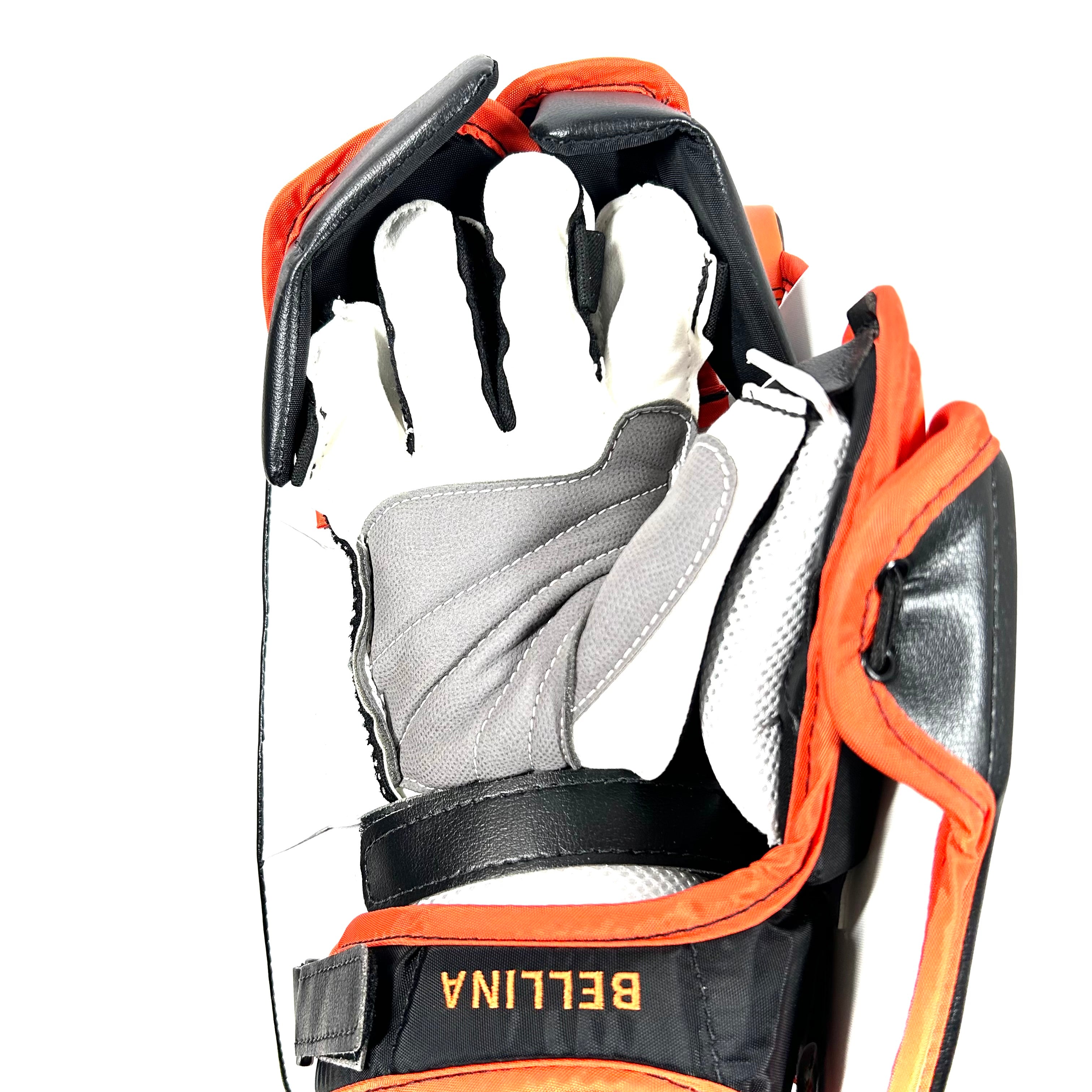 Vaughn Velocity V9 - New Pro Stock Goalie Glove (Orange/Black)