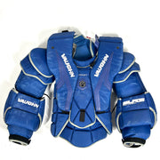 Vaughn SLR3 Pro Carbon – Plastron de gardien de but Pro Stock d'occasion (bleu)