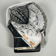 Bauer Supreme Mach - Gants Pro Stock d'occasion (blanc/bleu marine)