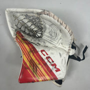 CCM Extreme Flex 6 - Gant de gardien de but Pro Stock d'occasion - (Blanc/Rouge/Jaune)