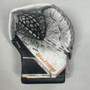 Bauer Supreme Mach - Gant de gardien de but Pro Stock d'occasion (blanc/bleu marine)