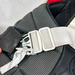 CCM Extreme Flex 5 Pro - Plastron de gardien de but Pro d'occasion (blanc/rouge)