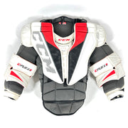 CCM Extreme Flex 5 Pro - Plastron de gardien de but Pro d'occasion (blanc/rouge)