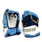 Bauer Supreme Ultrasonic - Used Pro Stock Glove (Blue/Yellow)
