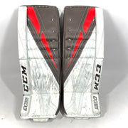 CCM Extreme Flex 4 - Jambières de gardien de but senior Pro Stock d'occasion (marron/rouge)